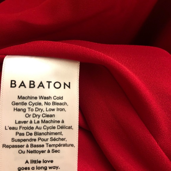 Aritzia (Babaton) Malik Red Blouse - Size M - Picture 2 of 4